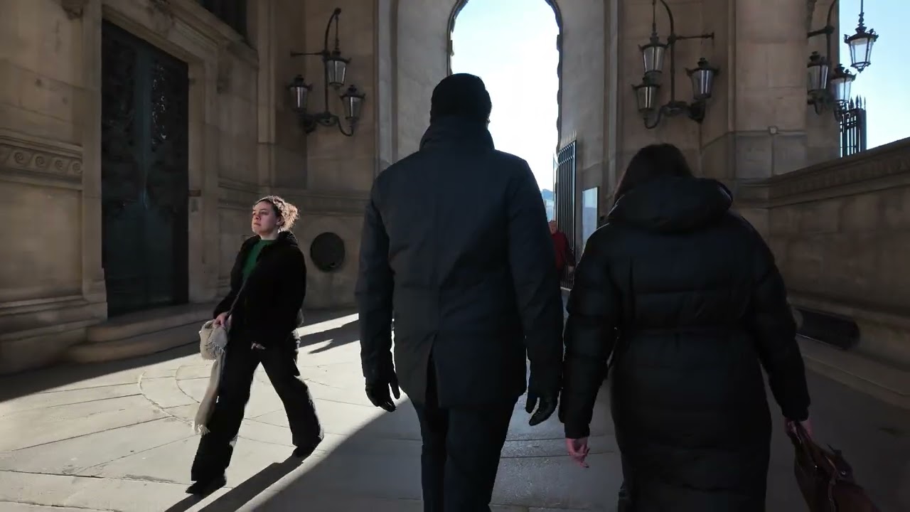 Paris Winter Walk ❄️🇫🇷 | Beautiful Streets of Paris in Winter | 4K SLOW TV