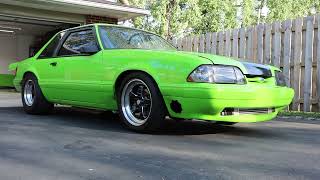 Holley Terminator X trans brake test turbo 5.3 mustang
