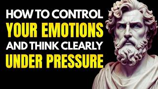How to CONTROL YOUR EMOTIONS and THINK CLEARLY Under Pressure _ Stoicism
