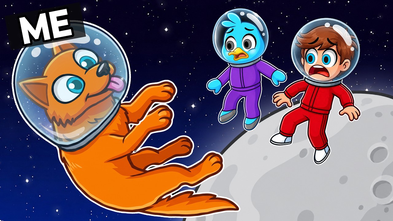 I Became a DOG And Survived 7 Days on the Moon..