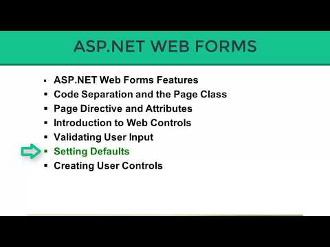 ASP.Net Setting Defaults (Part-11)