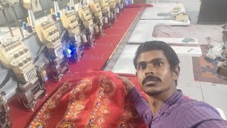 Embroidery machine chalane ka tarika India Gaurang jankari || 1000 रुपए वाली साड़ी | मात्र 85 रुपए