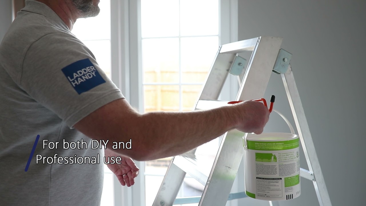 Step Ladder Handy Paint pot holder for steps YouTube
