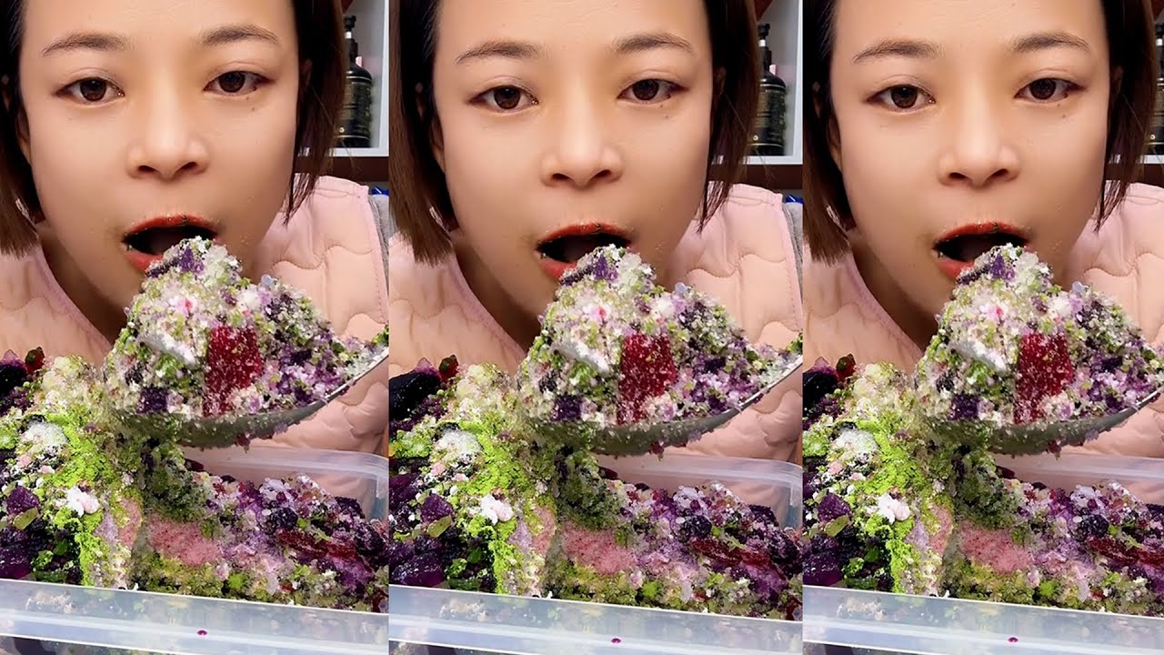 ASMR ICE EATING  / ASMR MUKBANG ICE EATING SOUNDS FROM THE FROZEN WATER