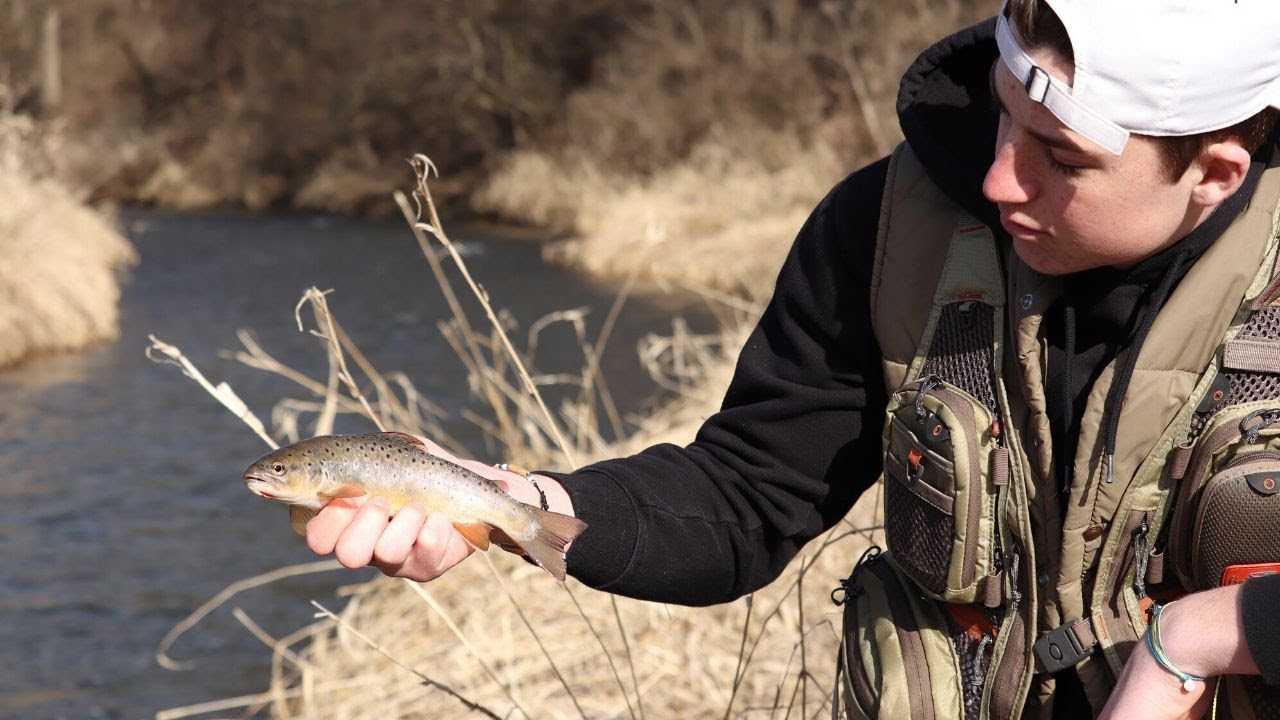 Early Spring TROUT FISHING in WISCONSIN YouTube