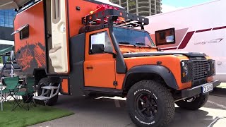 Land Rover Defender TD5 Offroad Camper 4x4  Interior, Exterior Walkaround  Camping Expo Sofia 2021