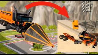 TRUCK Jumping In Pools VS Big Hummer - BeamNG.drive