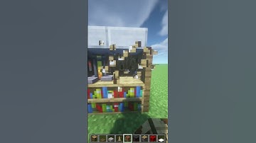 Realistic Bookshelf Tutorial In Minecraft #minecraft #viral #shortsfeed #4k #tutorial #asia #foryou
