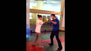 KCADT Knife 4   Slash and stab with disarm drill