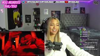 Mya Salina REACTS to Dougie B - Stuck In My Ways (Official Video)