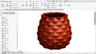 Printable Vase - SolidWorks Tutorial