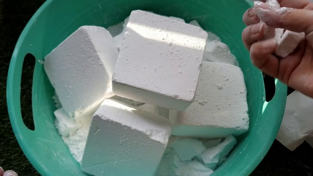 6 Blocks Of BSN Gym Chalk Crushing