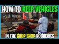 How To KEEP VEHICLES As PERSONAL VEHICLES In Chop Shop Robberies! GTA 5 Online Salvage Yard