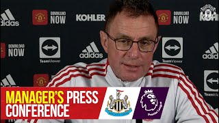 Manager's Press Conference | Newcastle v Manchester United | Ralf Rangnick | Premier League