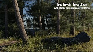 Making a Forest scene in Blender with True Terrain 4.1.3