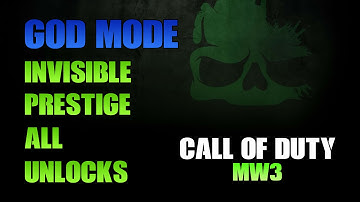 [MW3] God Mode / Invisible | Prestige | All Unlocks
