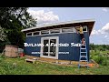 One man shed build  backyard studio home office guesthouse