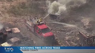 Fires across Texas