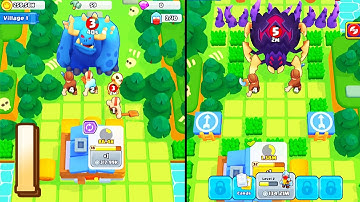 💀 Brave Merge- Battle&Defense / Walkthrough / Village 1 Village 2