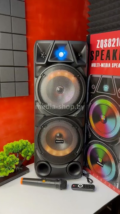 Большая портативная колонка с подсветкой BT Speaker ZQS 8210 40w Вт ...