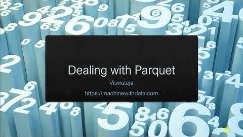 Parquet a Columnar file  Storage format using pandas | By Viswateja