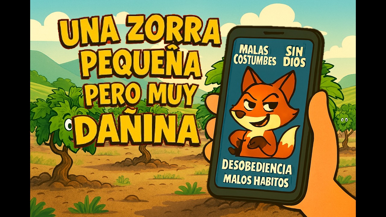UNA ZORRA PEQUEÑA, PERO MUY DAÑINA, UN CUENTO ORIGINAL DE BÍBLICA-MENTE #escueladominical #niños