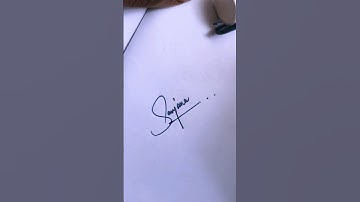 #Sanjana #make a signature #draw a signature #signature field #signature scan #shorts #feeds #reels