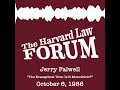 Jerry Falwell at The Harvard Law Forum (1986)