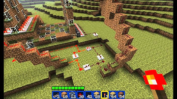 Minecraft music box with pistons