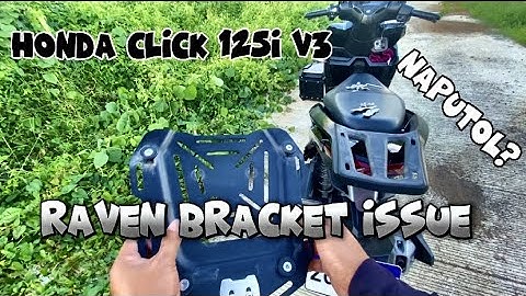 RAVEN BRACKET QUICK REVIEW AFTER 5 MONTHS || MOTOMARCK TV || HONDA CLICK V3 ||