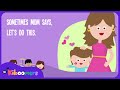 Sometimes Mom Says Lyric Video - The Kiboomers Preschool Songs & Nursery Rhymes for Mother