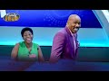 Contestant wishes Steve "Good Luck" as Steve tries to pronounce his name! | Family Feud South Africa