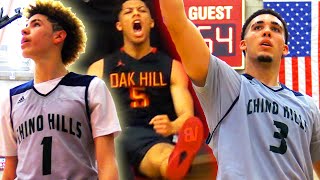 LAMELO BALL vs Oak Hill: ANKLES BROKE + Proved He Was NEXT LEVEL READY! 1st Loss EVER at Chino Hills