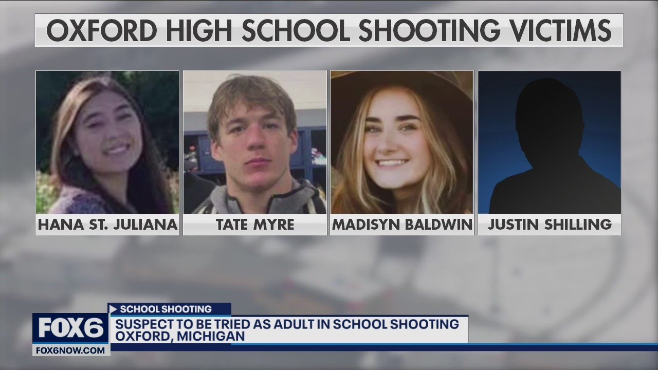 Michigan school shooting, 15-year-old tried as adult | FOX6 News ...