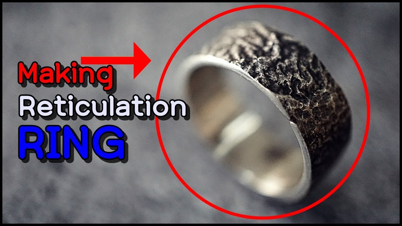 리티큐레이션 기법 !?을 사용해서 만드는 은반지 왠지 모르게 징그럽다 / How To Reticulation technique ...