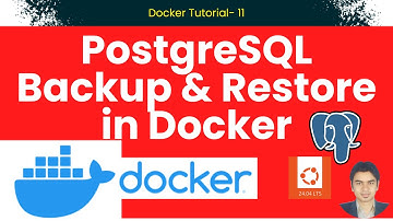 PostgreSQL Backup & Restore in Docker with Cron 🐘 | Automated DB Backup Tutorial #postgresqlbackup
