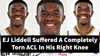 Ej Liddell Suffered A Completely Torn Acl In His Right Knee