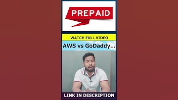AWS (Amazon Web Services) vs GoDaddy: Surprising Comparing 2022 #shorts #shortvideo
