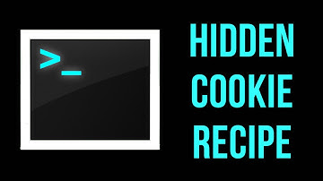 Terminal Tutorial! Part 24! Hidden Cookie Recipe on Your Mac!