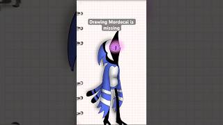 Drawing stickman speed Mordecai is missing #regularshow #mordecai #art #drawing #viralshort