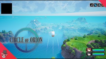 Circle of Orion - Flying the Airship around the Overworld (WIP Gameplay)