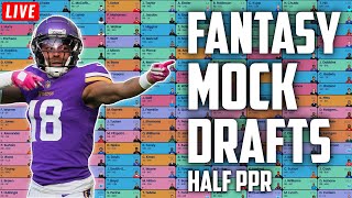 Half Point PPR Mock Draft Review