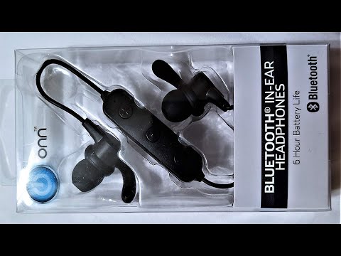 Onn bluetooth earbuds with mic - YouTube