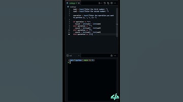 Creating a Basic Calculator in Python | #Python Shorts