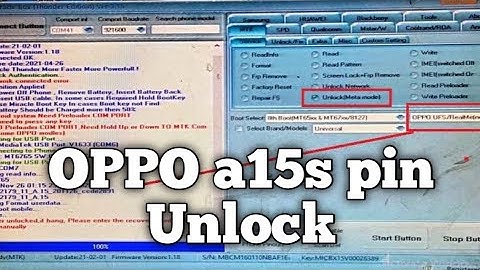 OPPO a15s (CPH2179) password remover pattern unlock miracle box unlock miracle box password reset