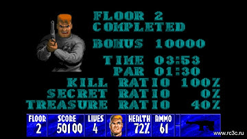 EC Wolf :: Wolfenstein 3D : gameplay by RC3C