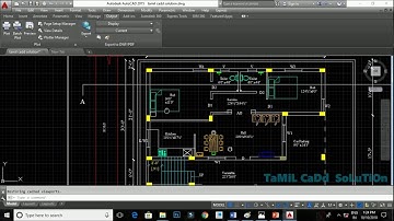 How to Create Layout in AutoCAD Tutorial No.1 -- Tamil