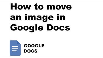 Moving image around in google docs - tutorial