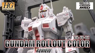 P-Bandai HG 1/144 RX-78-02 Gundam Rollout Color Review - YouTube