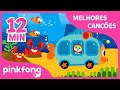 Bebê Tubarão no Ônibus e mais músicas infantis | + Compilação | Pinkfong Canções para crianças